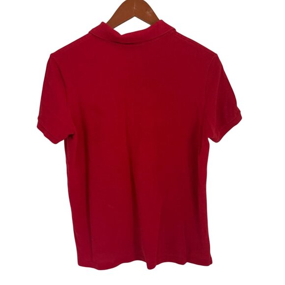 Lacoste Red Polo Shirt Mens Size 44 Classic Fit Short Sleeve Cotton - Picture 4 of 6